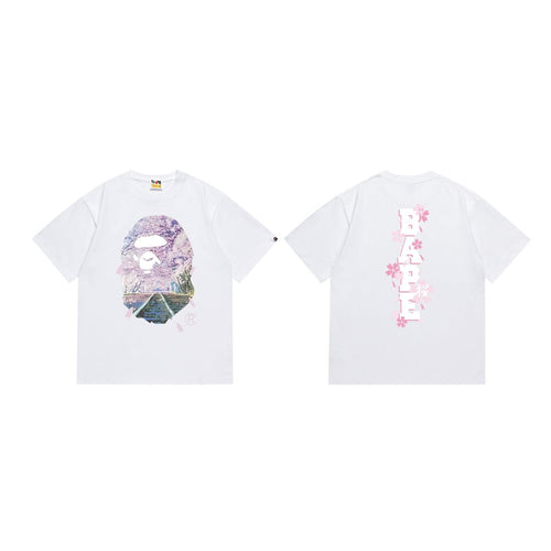 BAPE Ape Head Cherry Blossom Graphic T-Shirt — comparison