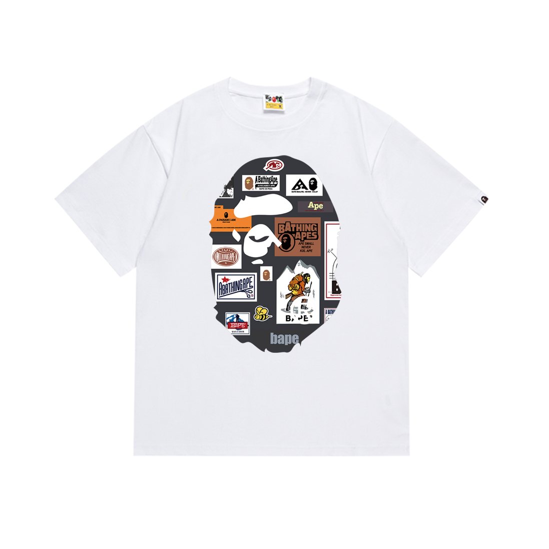 BAPE Ape Head Short-Sleeve Graphic T-Shirt — front
