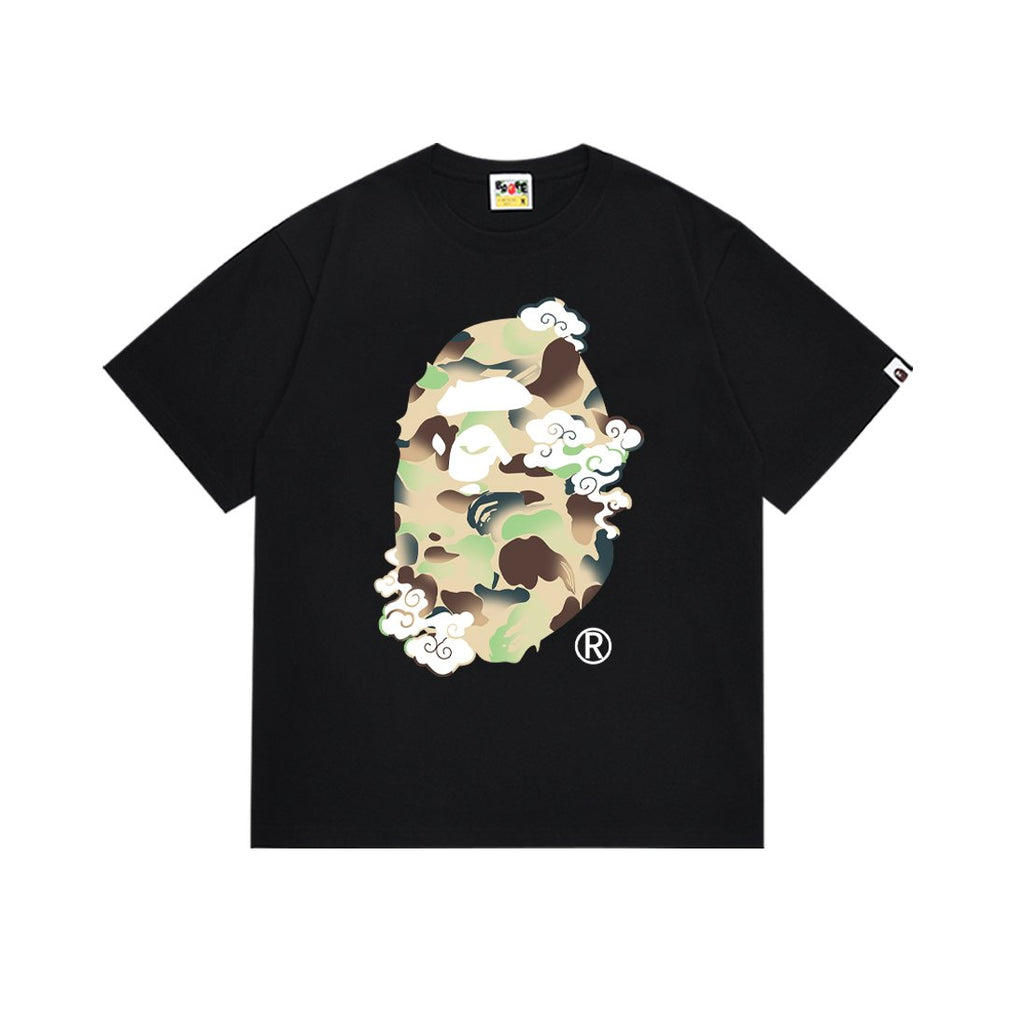 BAPE Camo Ape Head Short-Sleeve T-Shirt — front