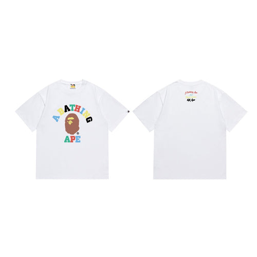 BAPE Ape Head Color Letter Graphic T-Shirt — front