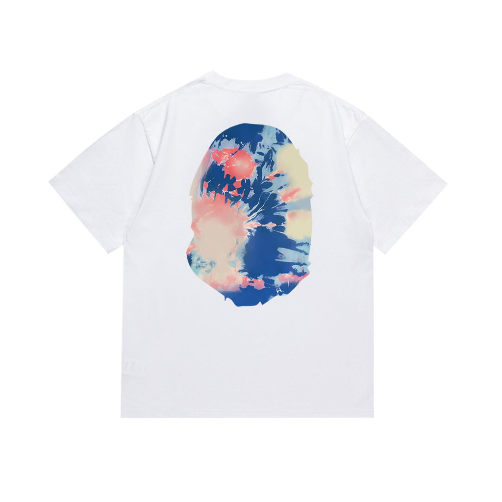 BAPE Ape Head Tie-Dye Graphic T-Shirt — back