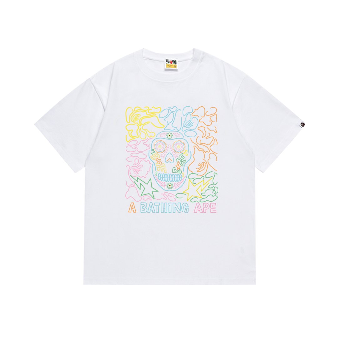 BAPE Skull Graphic Short-Sleeve T-Shirt — front
