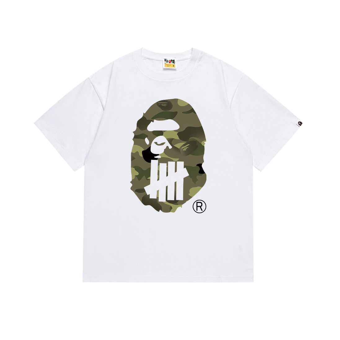 BAPE Camouflage Ape Graphic T-Shirt — front