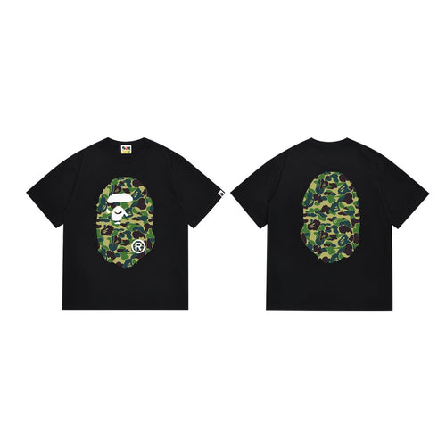 BAPE Camouflage Ape-Head Graphic Short-Sleeve T-Shirt — hero