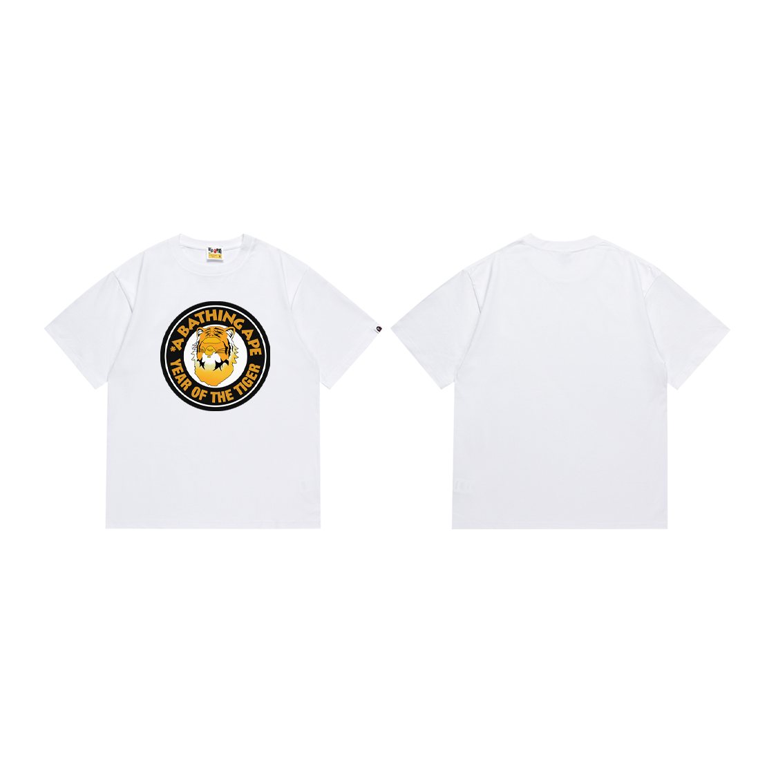 BAPE Tiger Circle Graphic T-Shirt — front