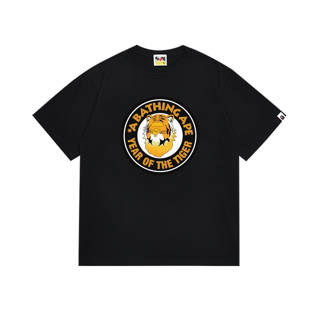 BAPE Tiger Circle Graphic T-Shirt — front