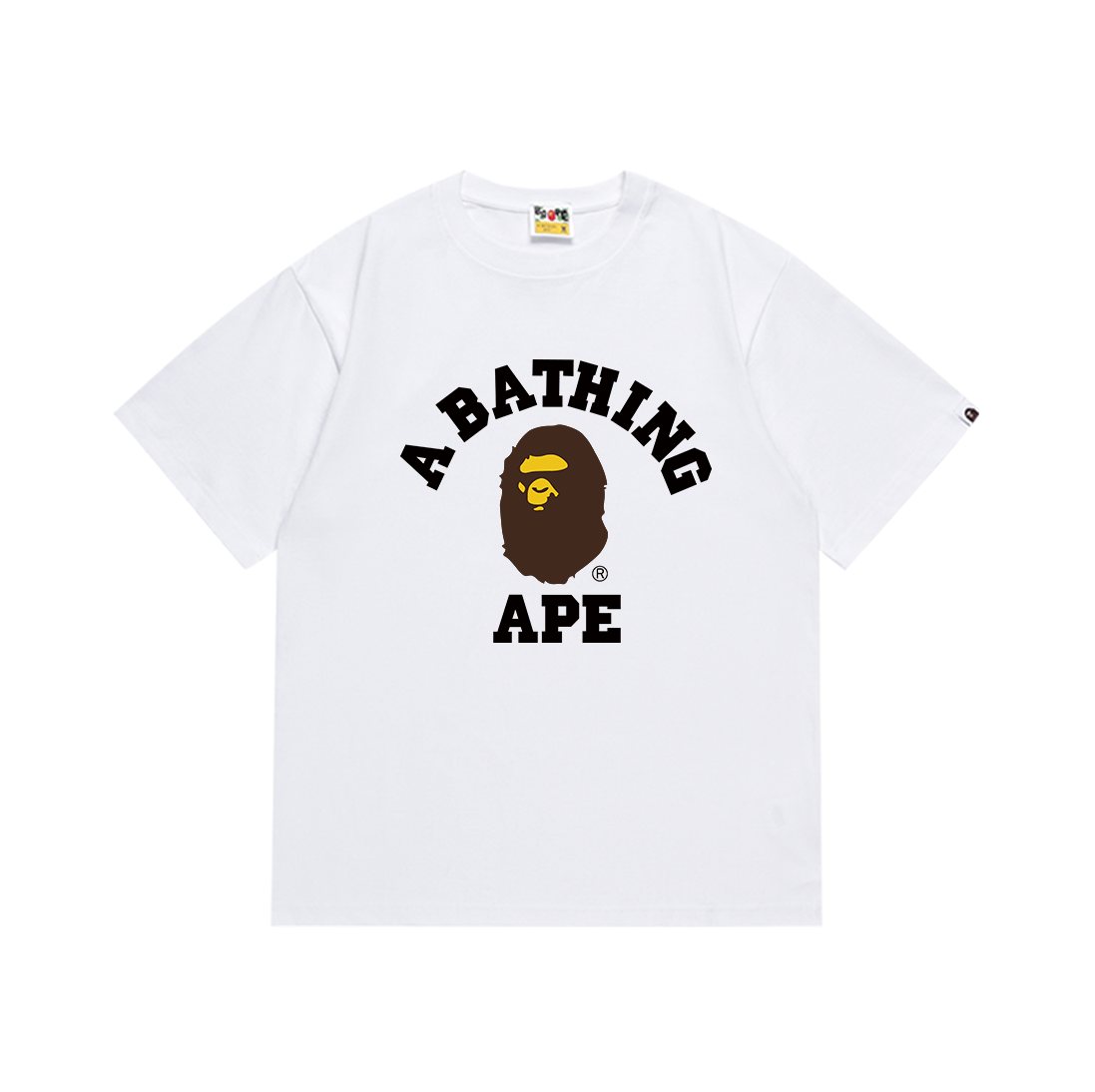 BAPE Ape Head Wordmark Graphic T-Shirt — front