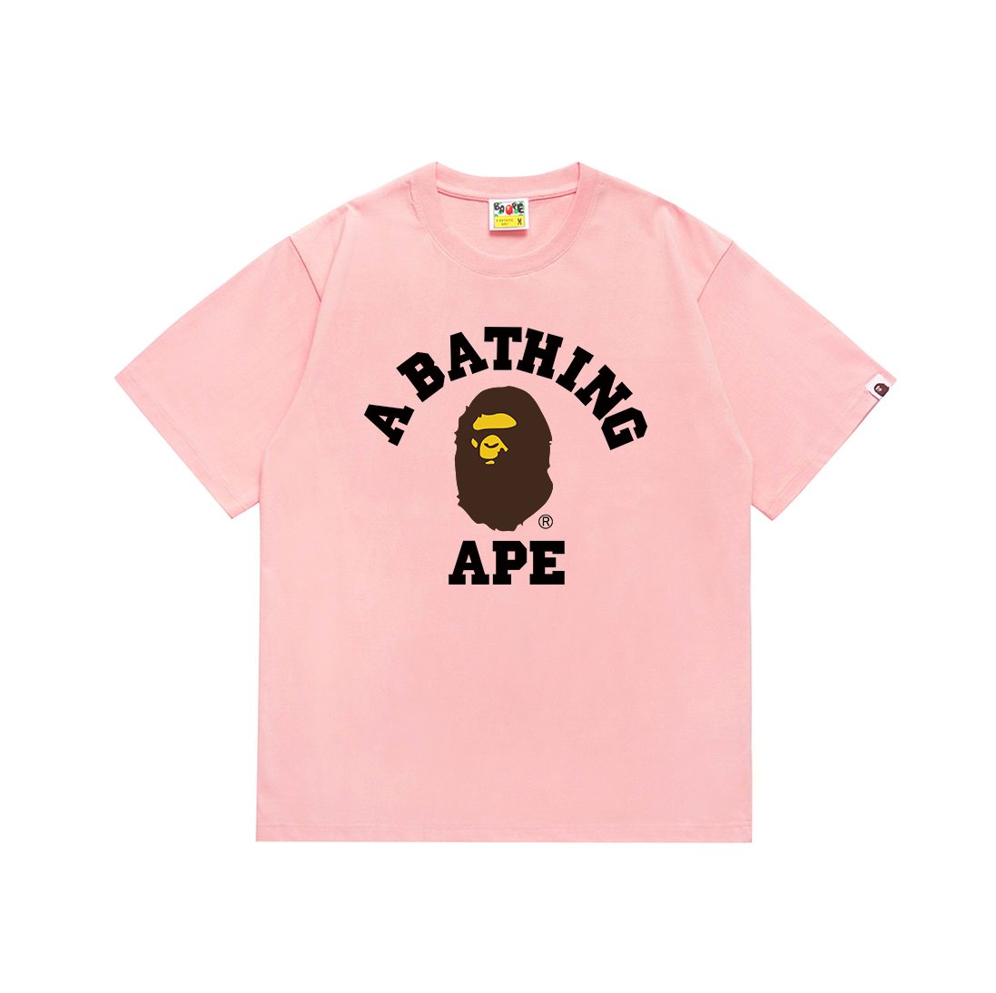 BAPE Ape Head Wordmark Graphic T-Shirt — front