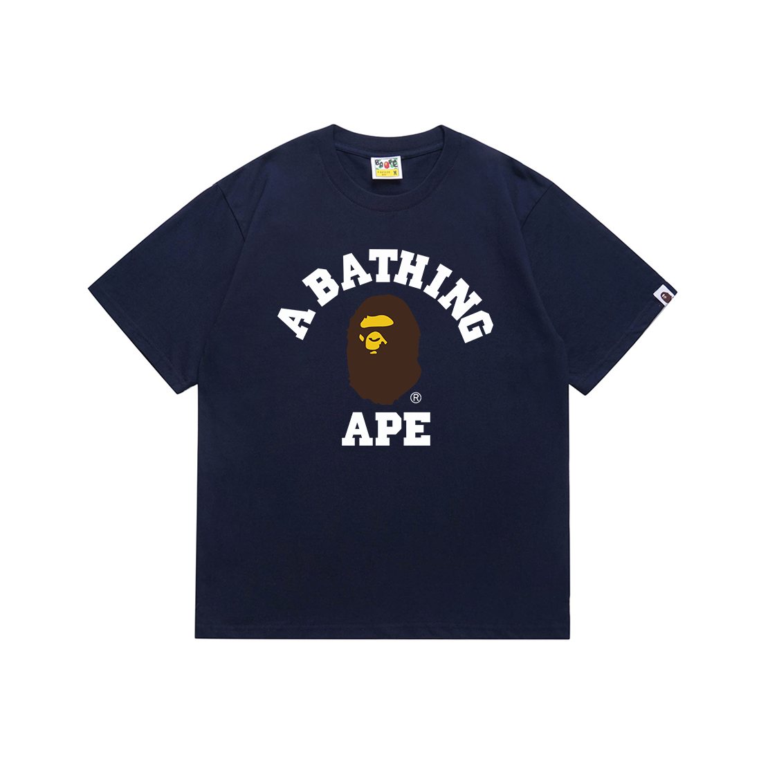 BAPE Ape-Head Wordmark Graphic T-Shirt — front