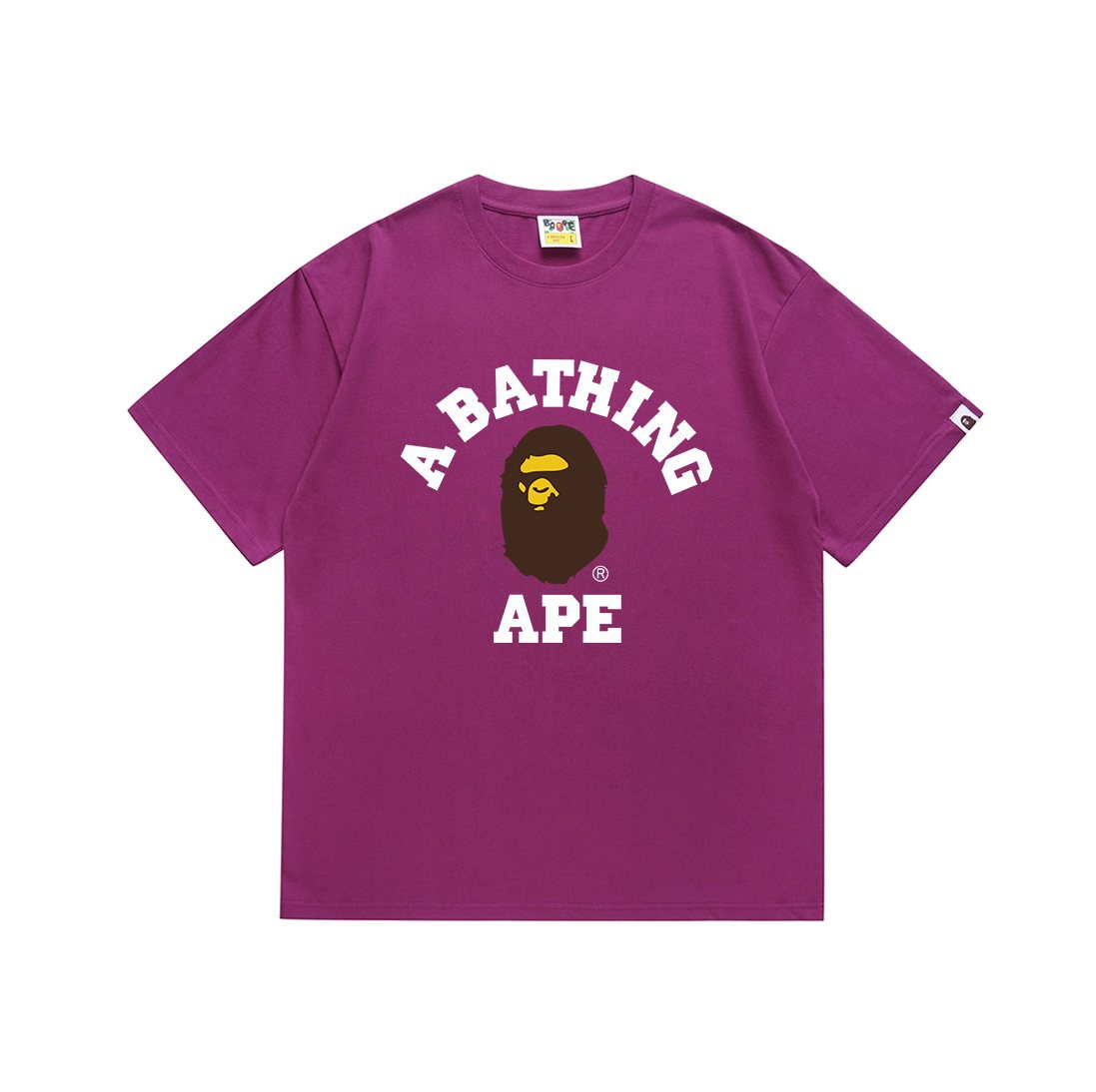 BAPE Ape-Head Wordmark Graphic T-Shirt — front
