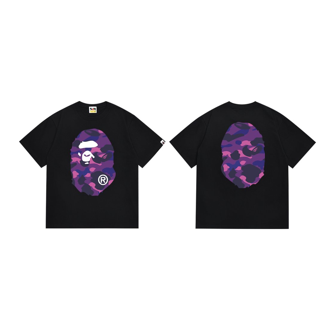 BAPE Ape Face Camo Graphic T-Shirt — hero