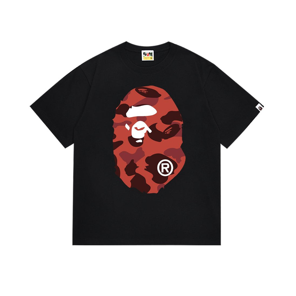 BAPE Ape Face Camo Graphic T-Shirt — front