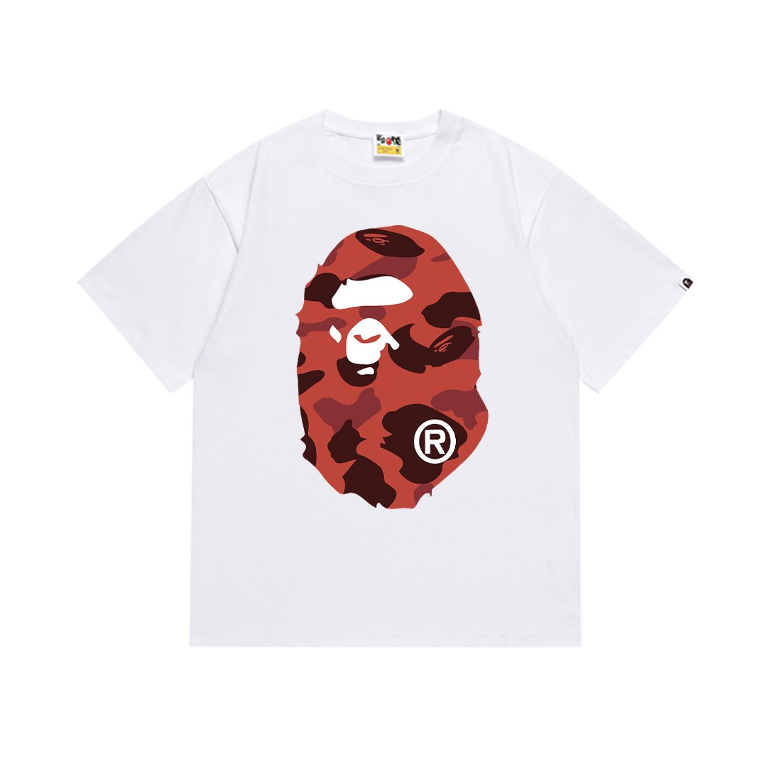BAPE Ape Face Camo Graphic T-Shirt — front