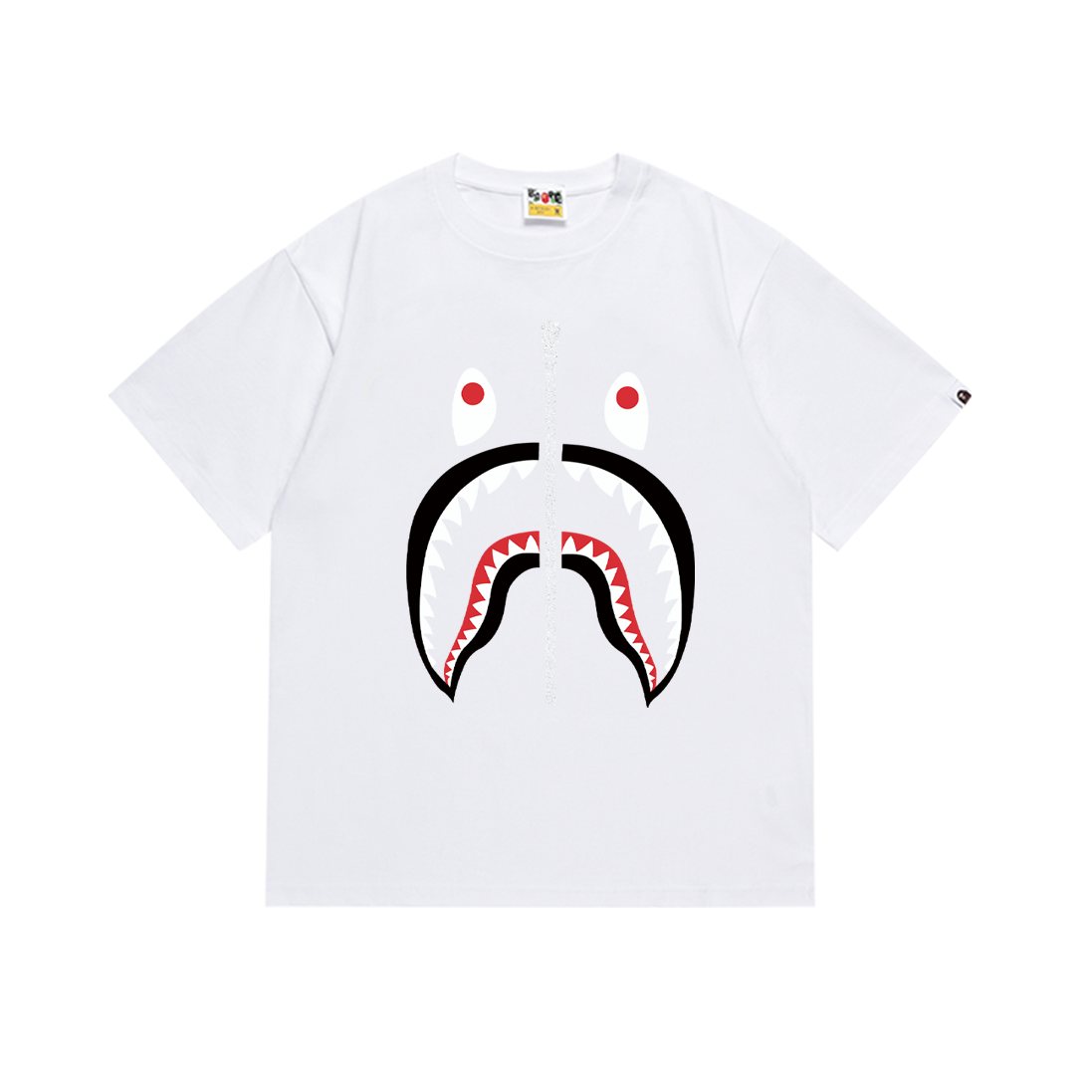 BAPE Shark Zip Graphic T-Shirt — front