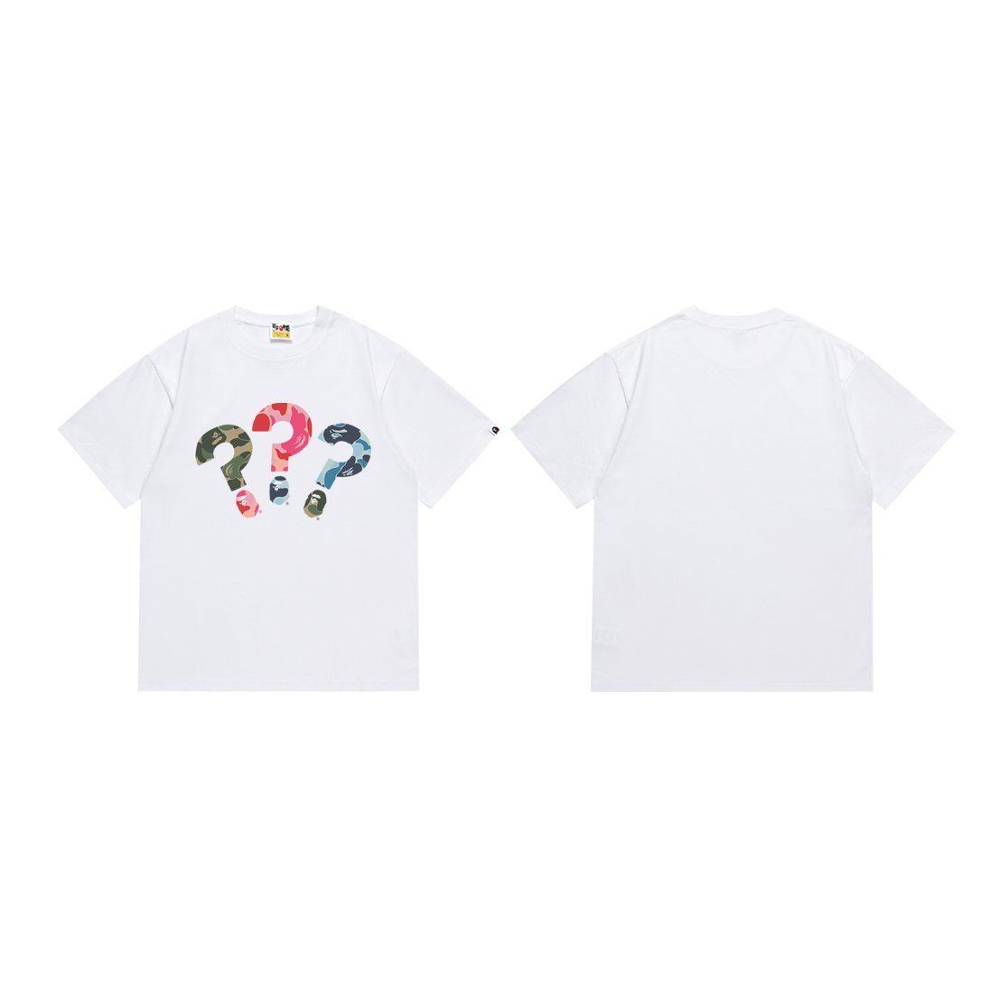BAPE Question Mark Graphic Short-Sleeve T-Shirt — front