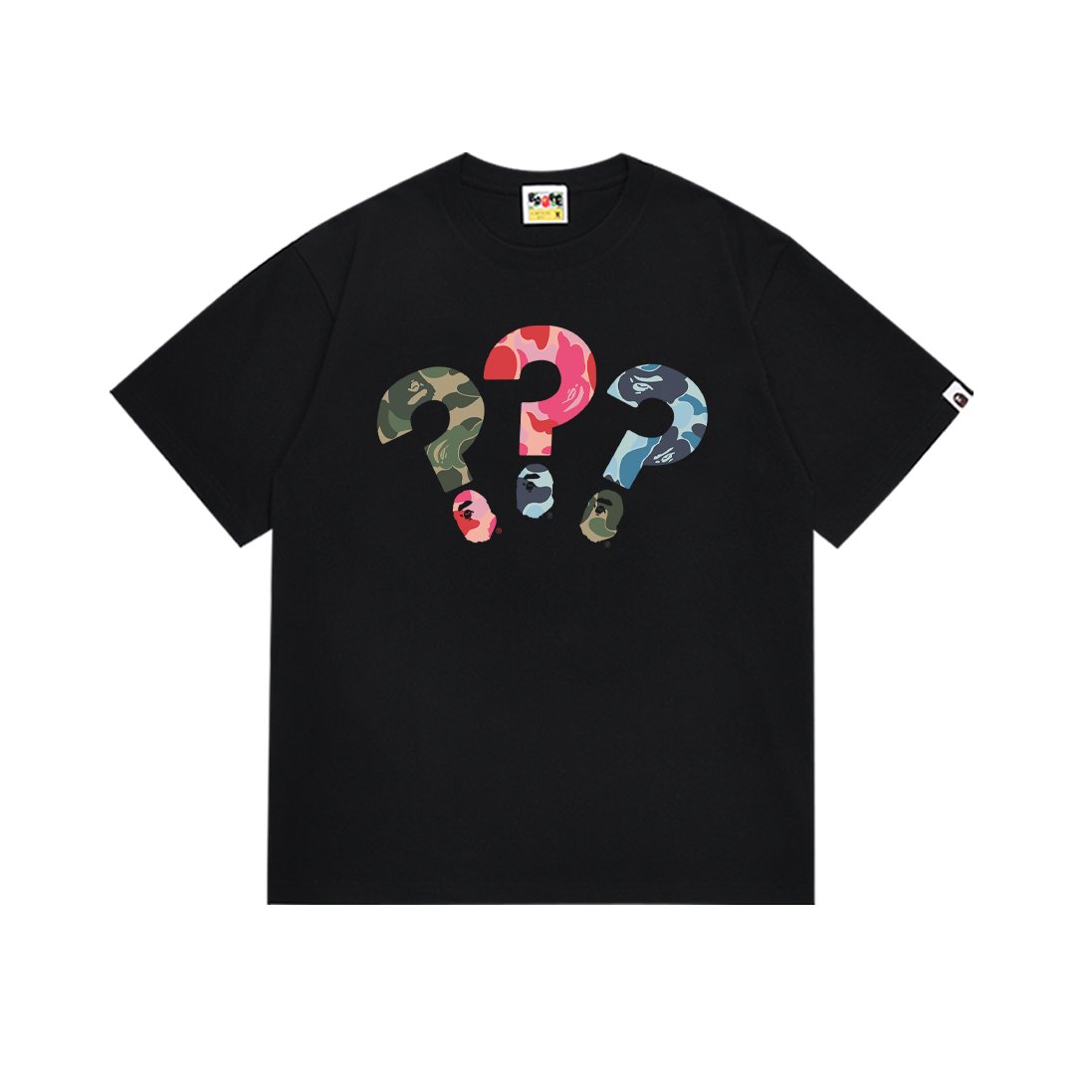 BAPE Question Mark Graphic Short-Sleeve T-Shirt — front