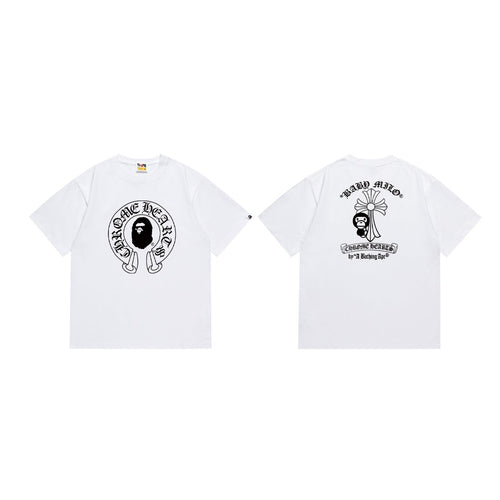 BAPE Ape & Flower Graphic Short-Sleeve T-Shirt — front