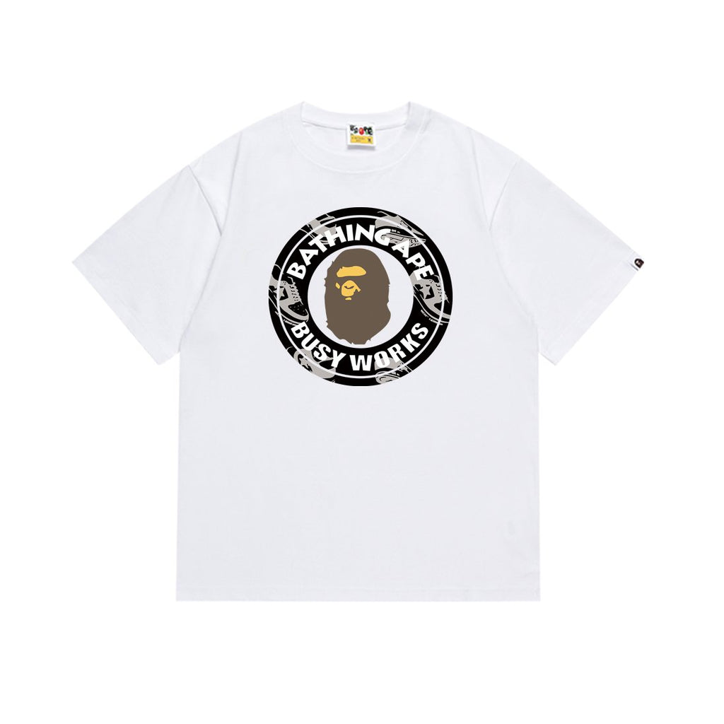 BAPE Ape-Head Circle Graphic T-Shirt — front