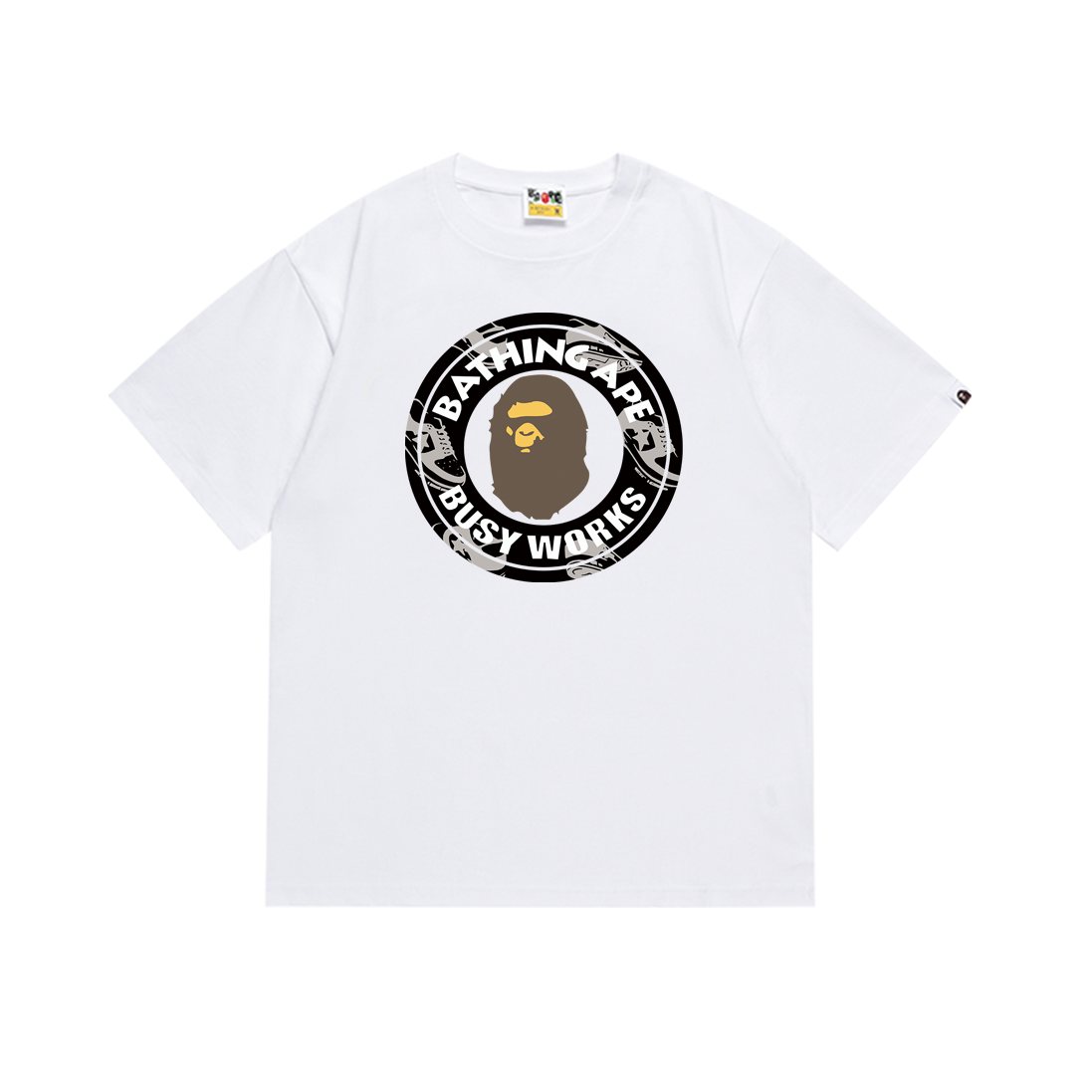 BAPE Ape-Head Circle Graphic T-Shirt — front