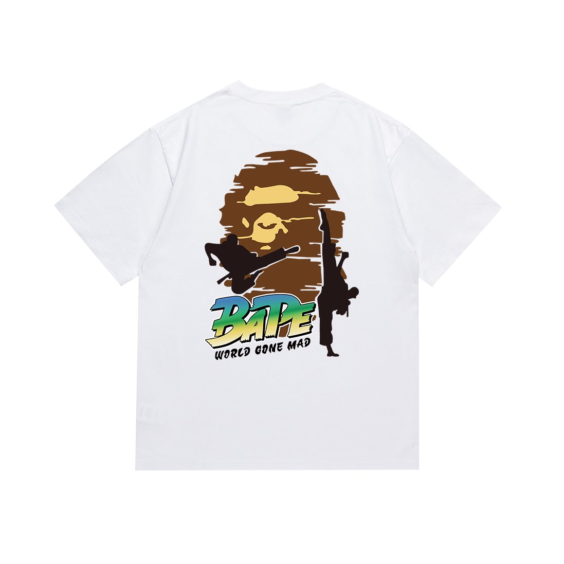 BAPE Ape Back Graphic Short-Sleeve T-Shirt — back