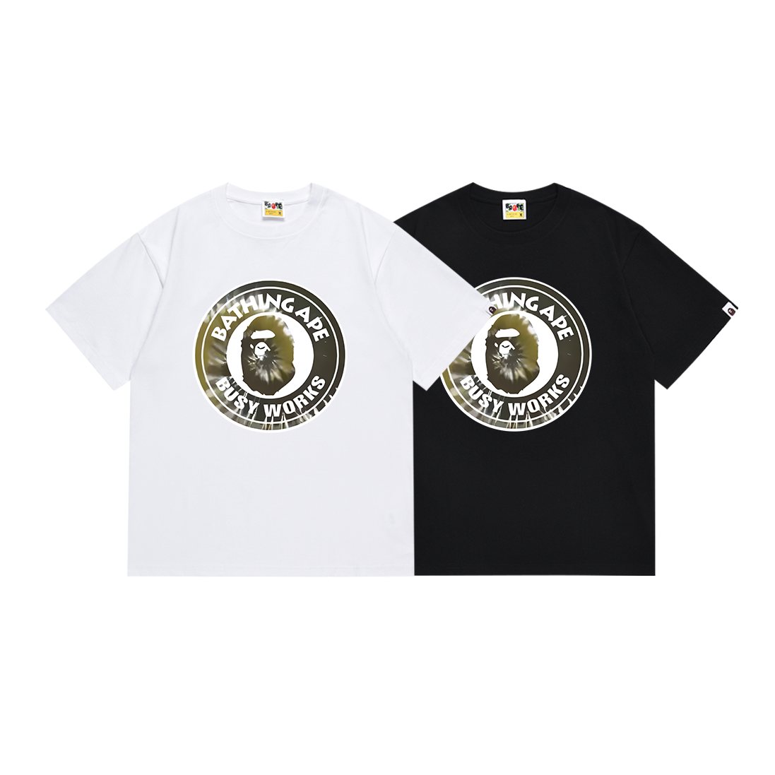 BAPE Busy Works Circle Graphic T-Shirt — comparison