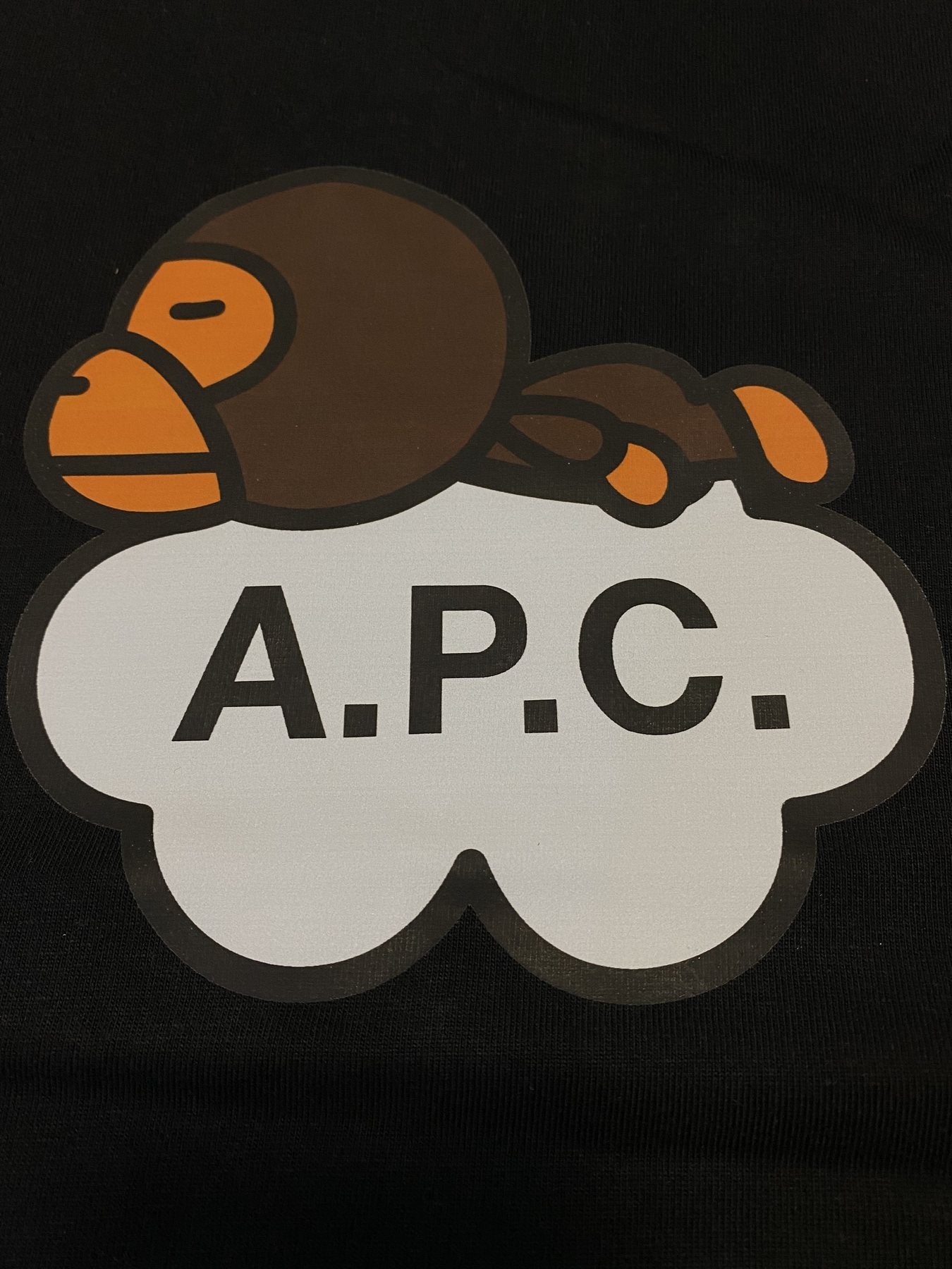 BAPE Ape Cloud Graphic Short-Sleeve T-Shirt — detail