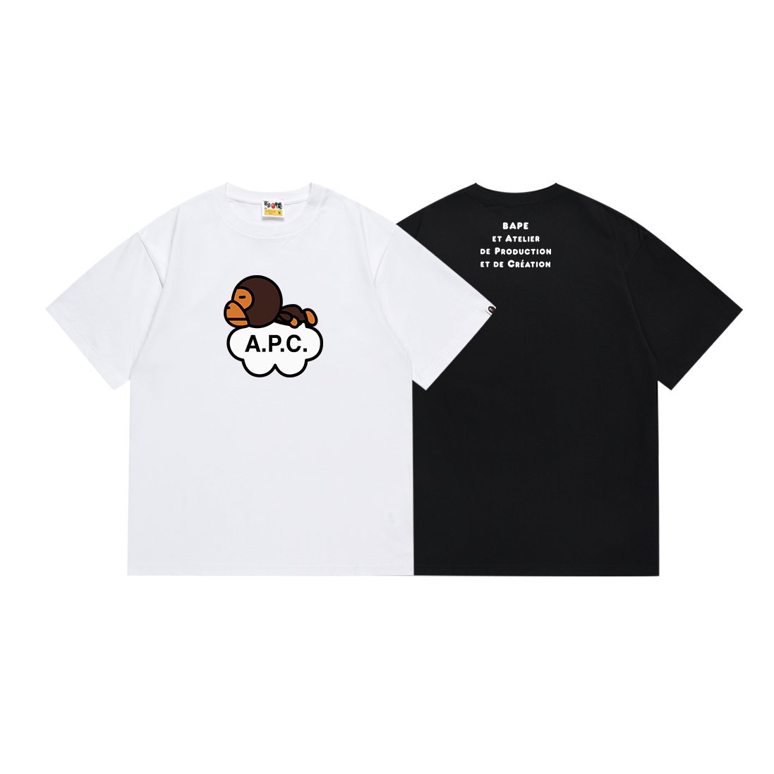 BAPE Ape Cloud Graphic Short-Sleeve T-Shirt — comparison