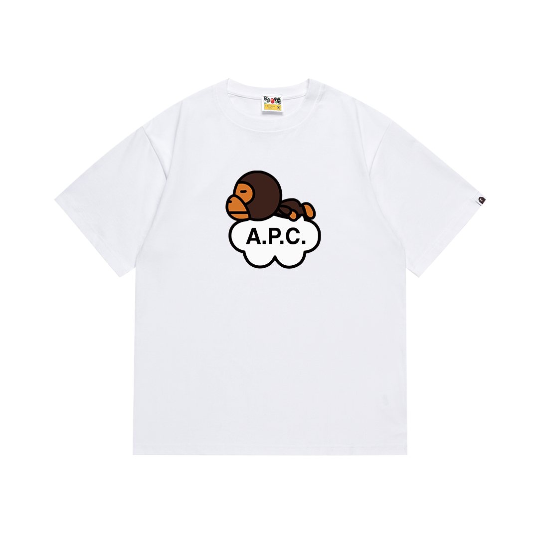 BAPE Ape Cloud Graphic Short-Sleeve T-Shirt — front