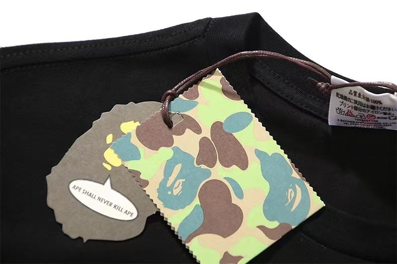 BAPE Rainbow Ape Head Graphic T-Shirt — hang_tag