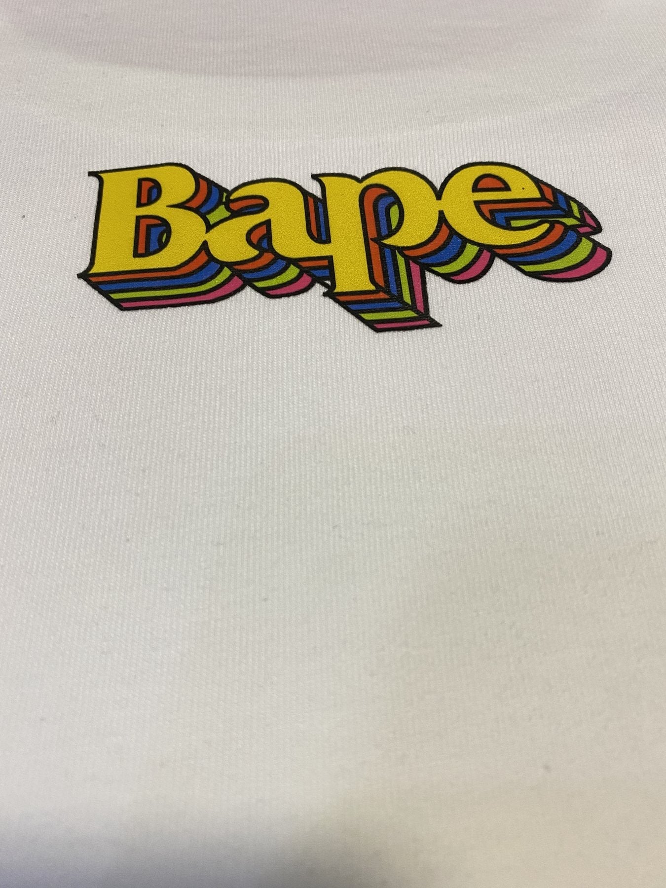 BAPE Ape Rainbow Graphic T-Shirt — detail
