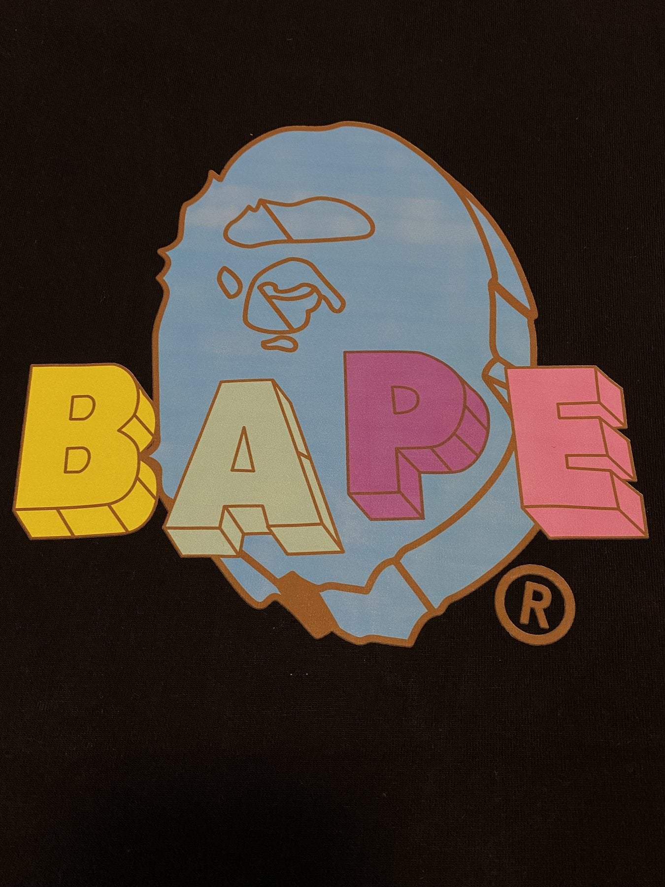 BAPE Popsicle Ape Head Graphic T-Shirt — detail