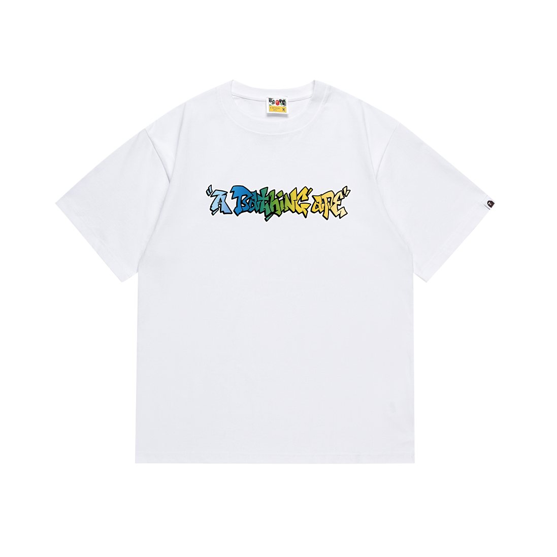 BAPE Graffiti Ape-Head Graphic T-Shirt — front