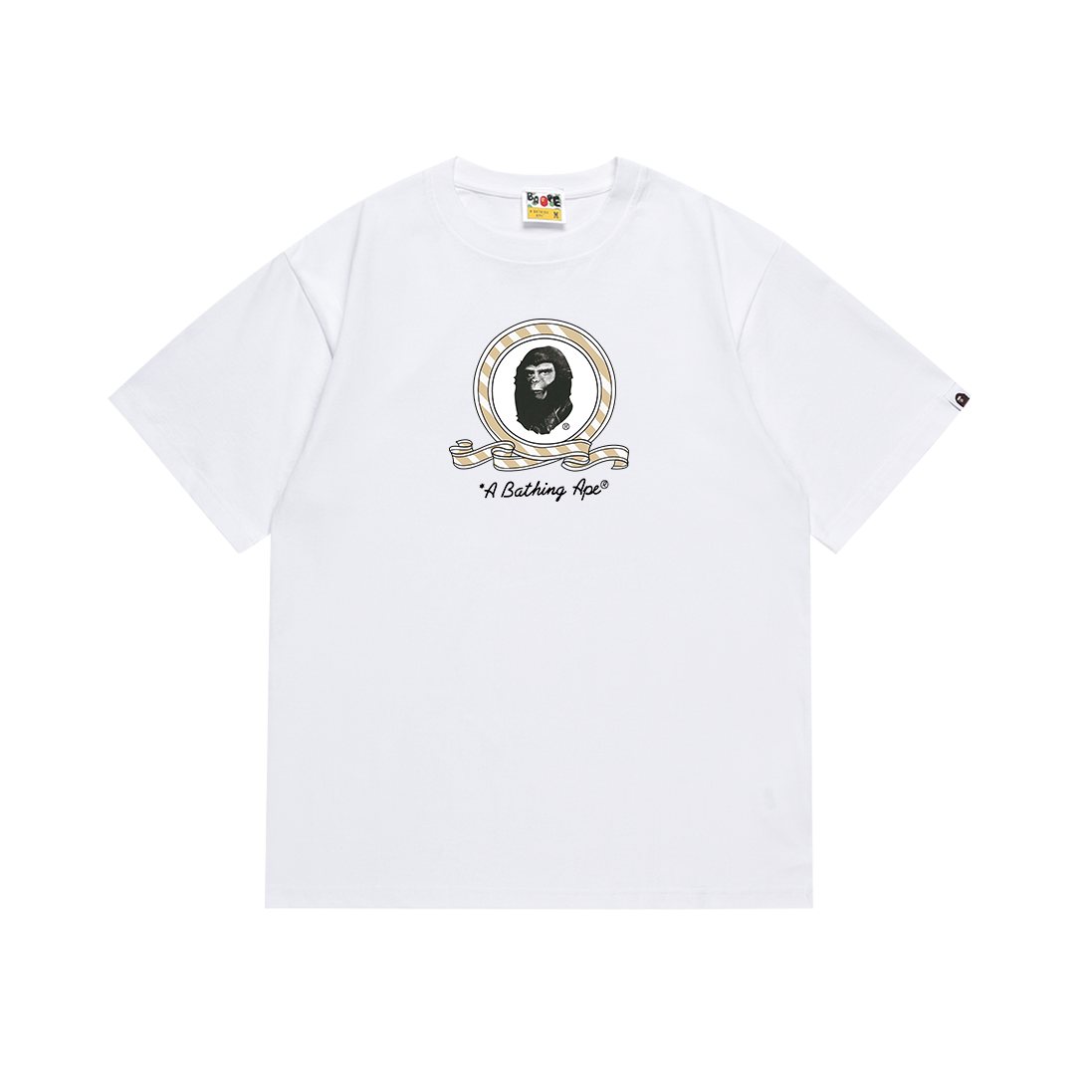 BAPE Front & Back Graphic T-Shirt — front