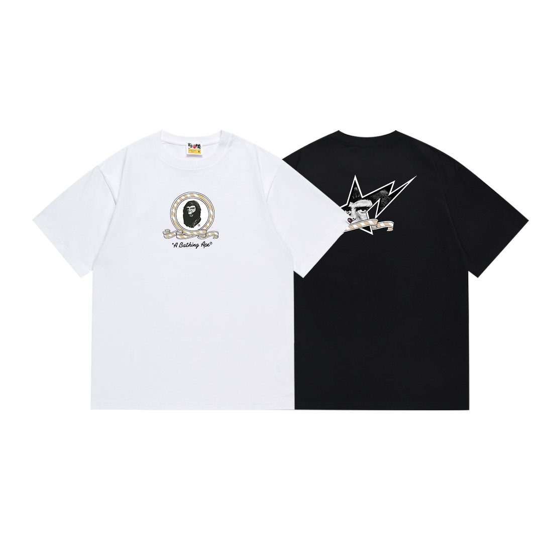BAPE Front & Back Graphic T-Shirt — comparison