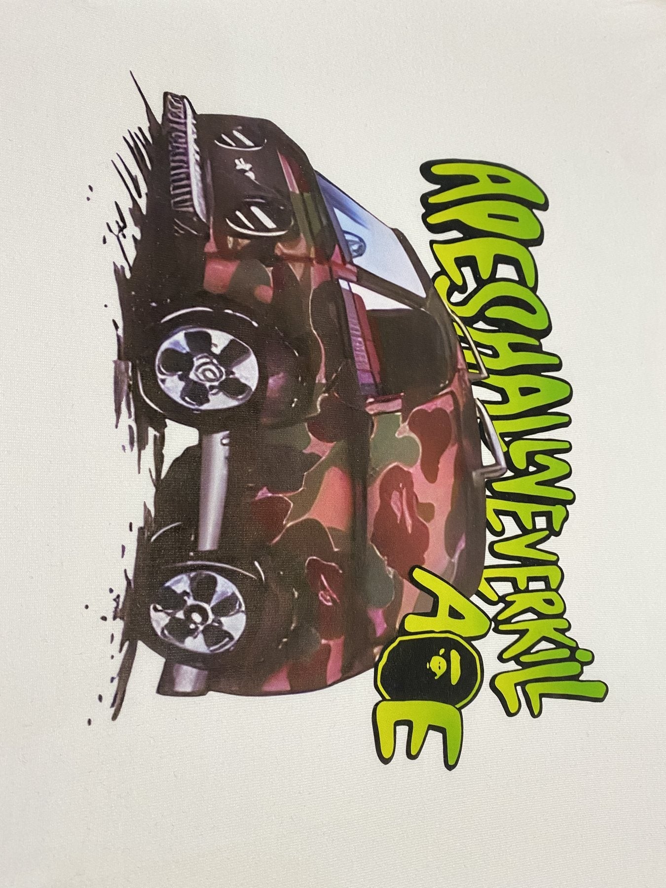 BAPE Car Graphic Short-Sleeve T-Shirt — detail