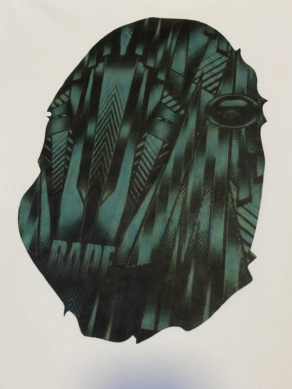 BAPE Ape Head Graphic Short-Sleeve T-Shirt — fabric_closeup