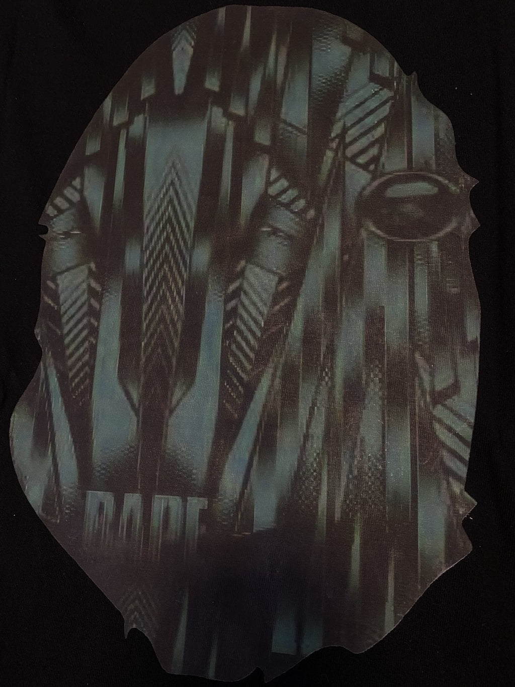 BAPE Ape Head Graphic Short-Sleeve T-Shirt — fabric_closeup