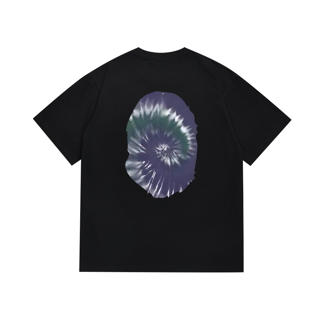 BAPE Tie-Dye Front and Back Graphic Short-Sleeve T-Shirt — back