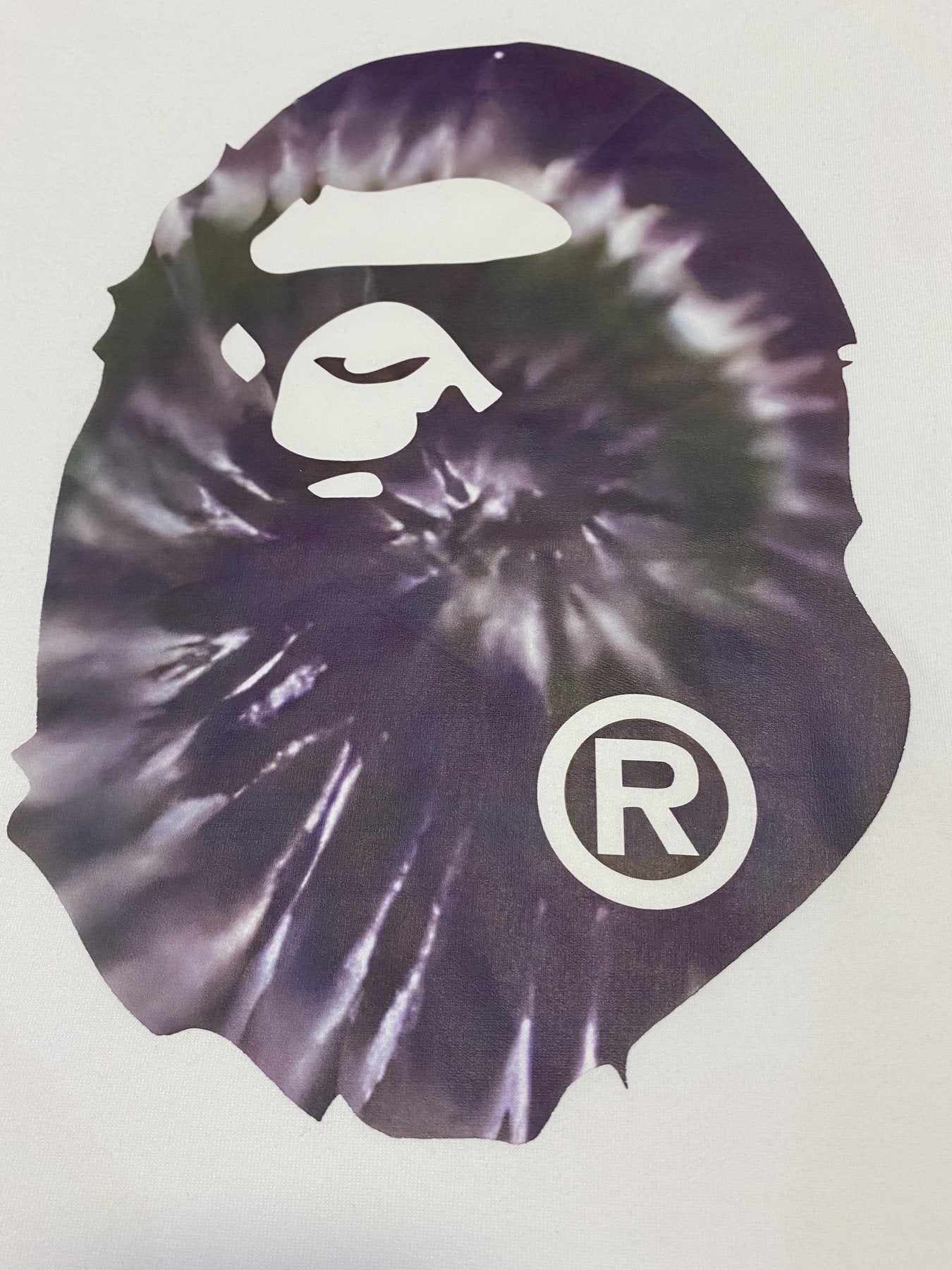 BAPE Tie-Dye Front and Back Graphic Short-Sleeve T-Shirt — detail