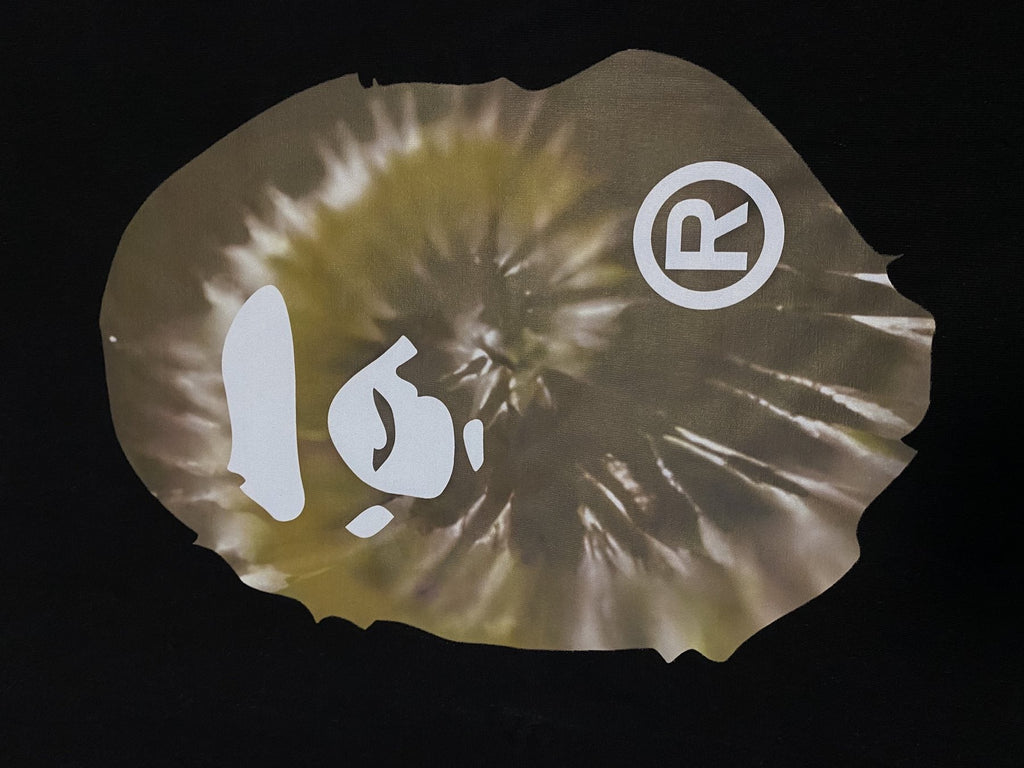 BAPE Tie-Dye Ape-Head Graphic T-Shirt — detail