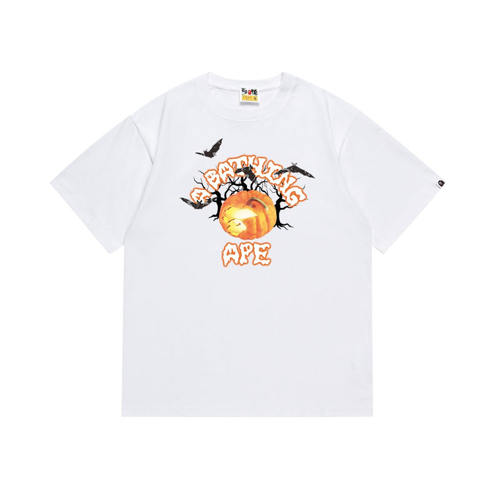 BAPE Halloween Pumpkin Bat Short-Sleeve T-Shirt — hero