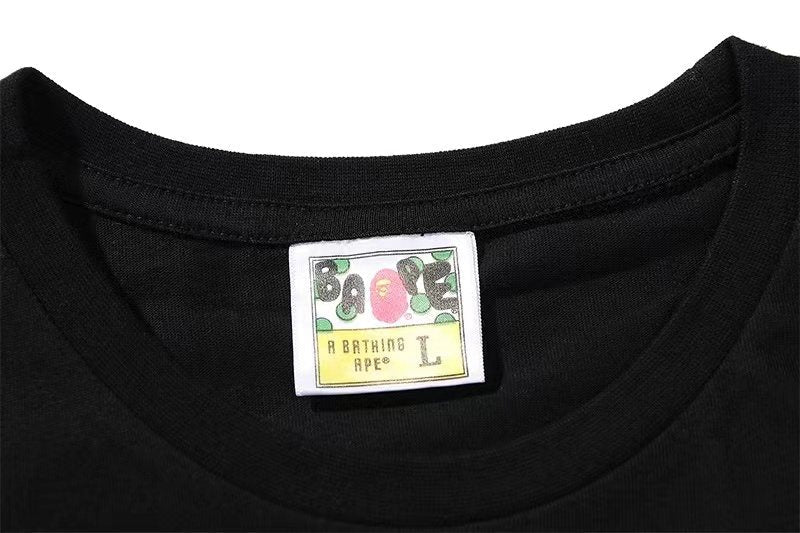BAPE Star Lightning Graphic T-Shirt — neck_label