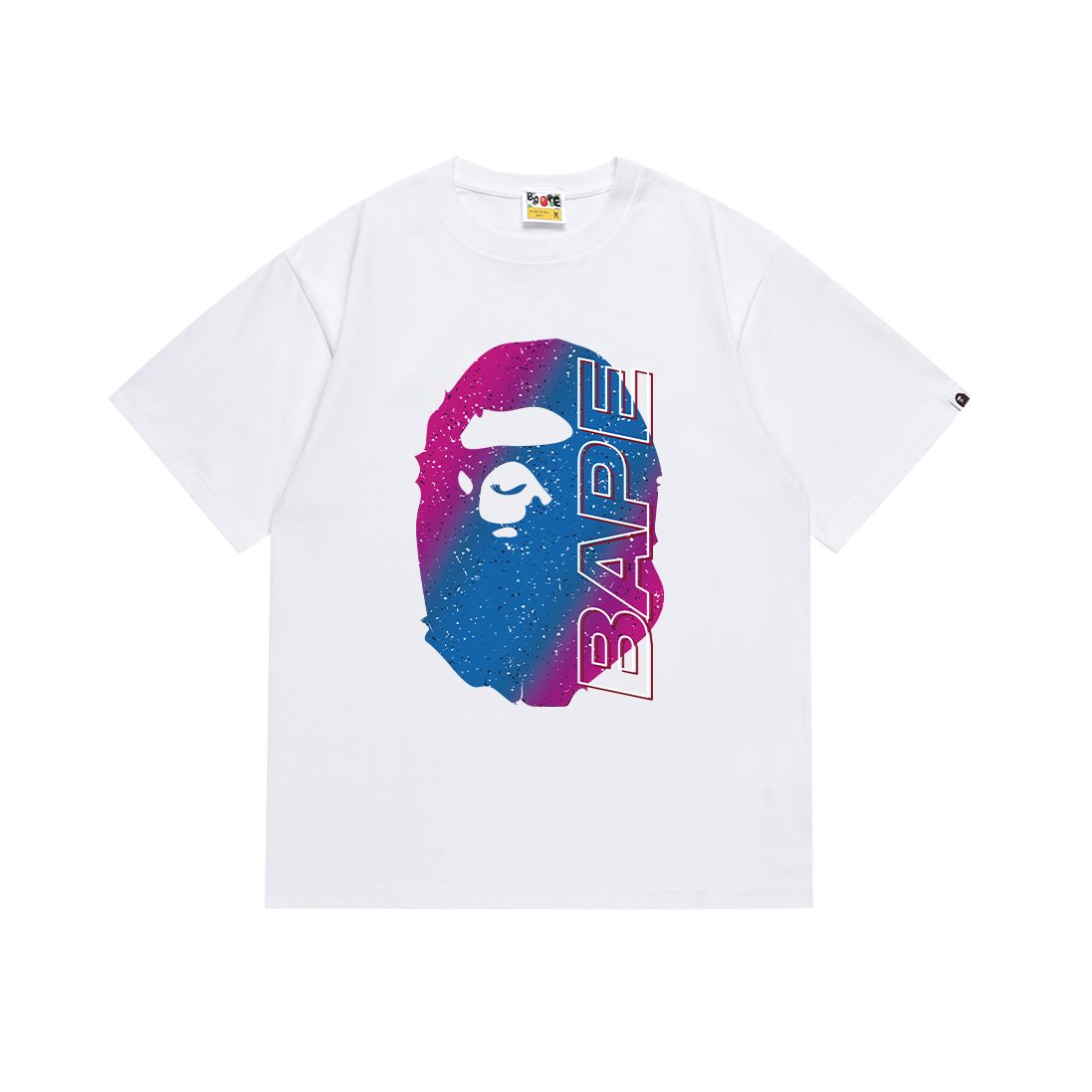 BAPE Gradient Ape Head Graphic T-Shirt — front