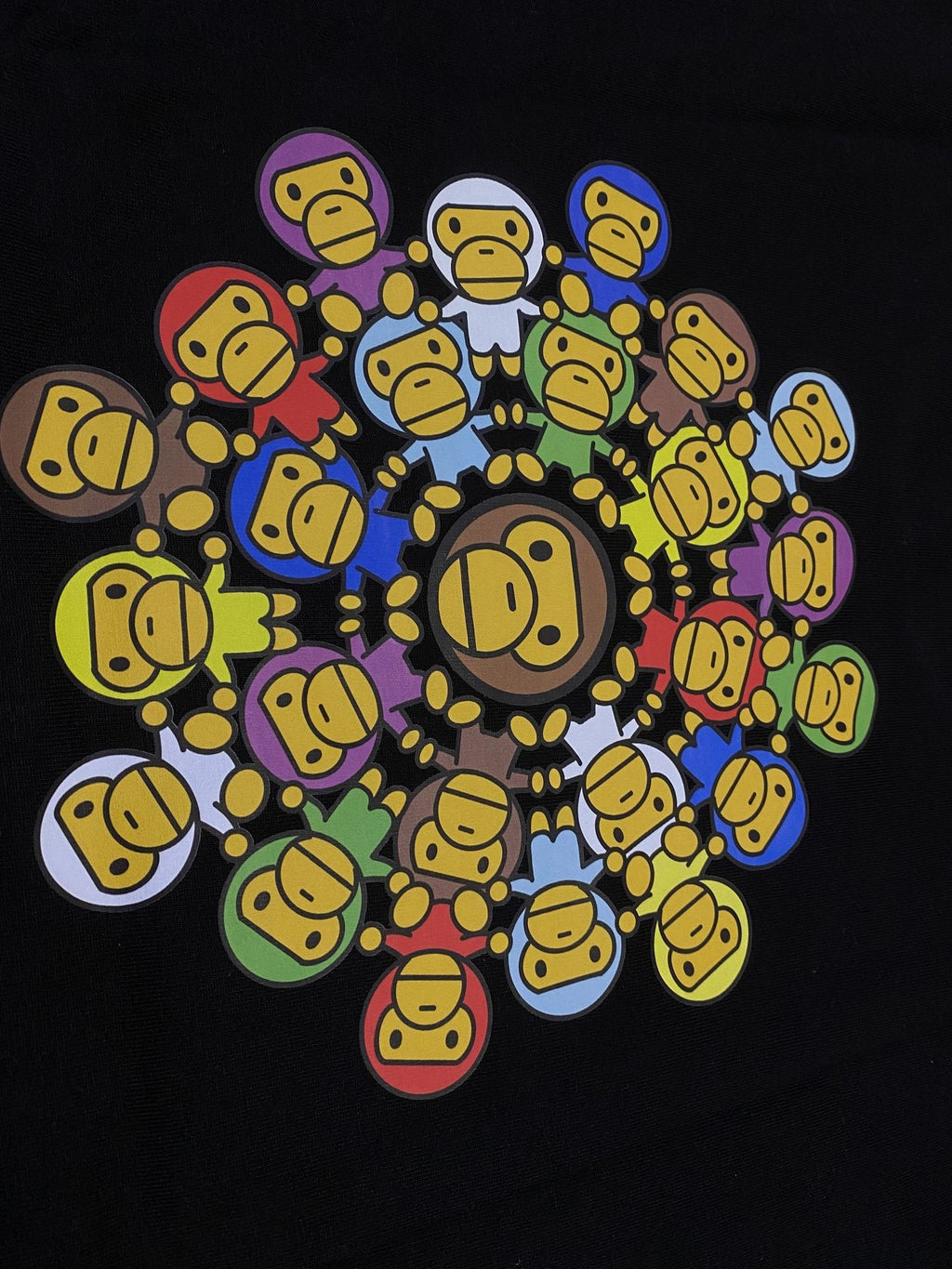 BAPE Monkey Graphic Short-Sleeve T-Shirt — detail