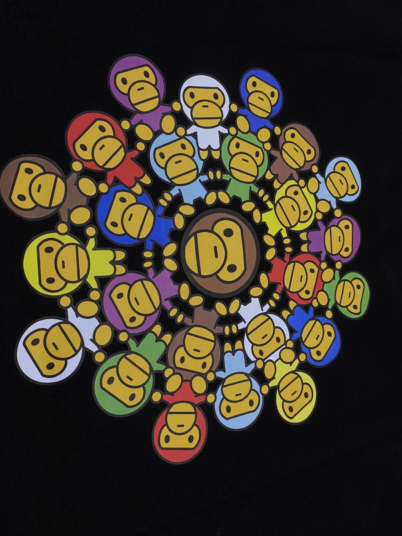 BAPE Monkey Graphic Short-Sleeve T-Shirt — detail