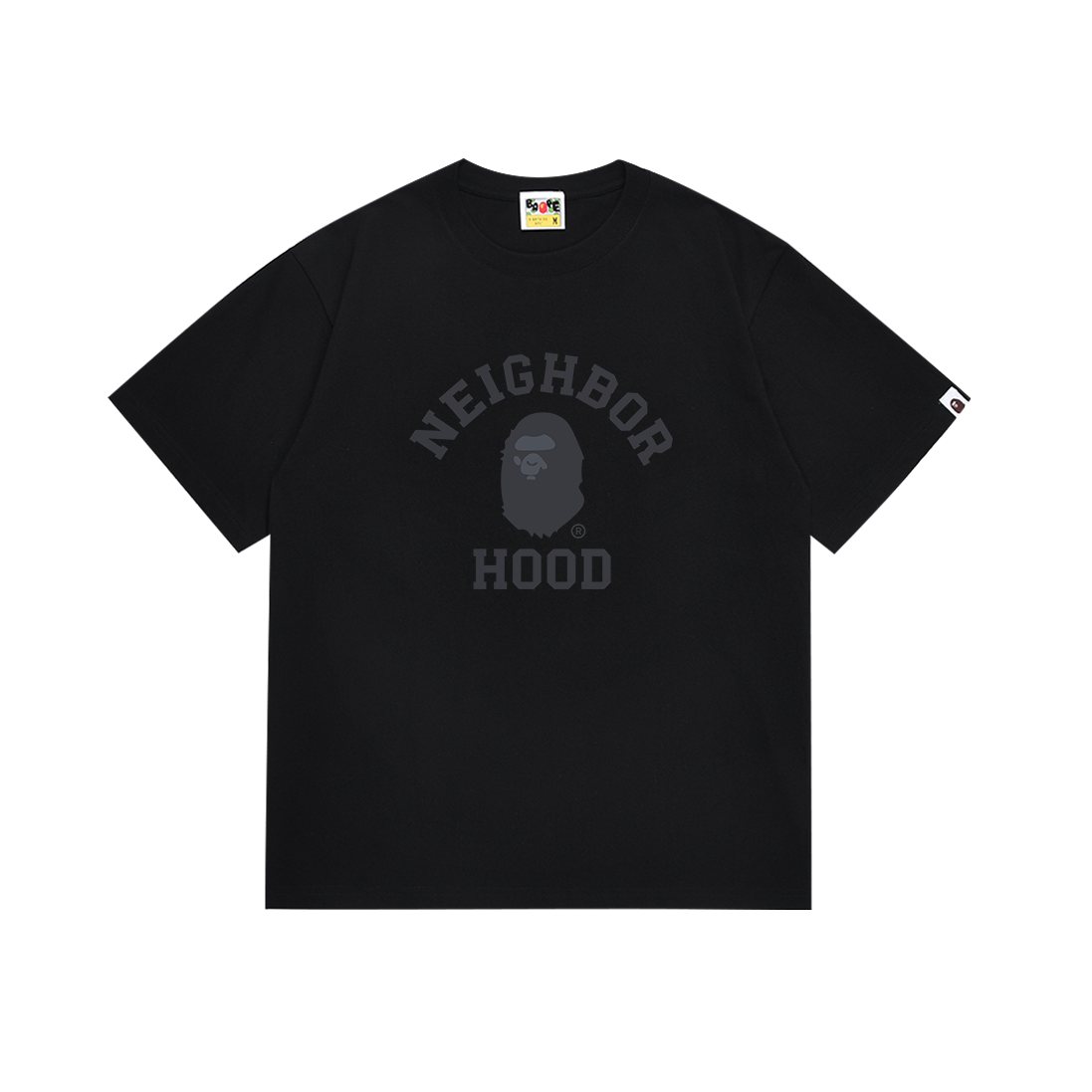 BAPE Neighborhood Hood Ape Head Graphic T-Shirt — front