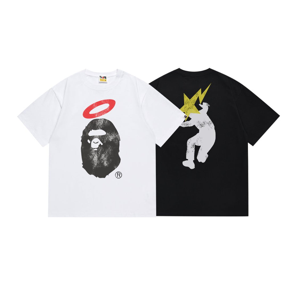 BAPE Front and Back Graphic T-Shirt — comparison