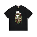 BAPE Green Camo Ape Head Graphic T-Shirt — front