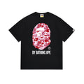 BAPE Pink Camo Ape Head Graphic T-Shirt — front