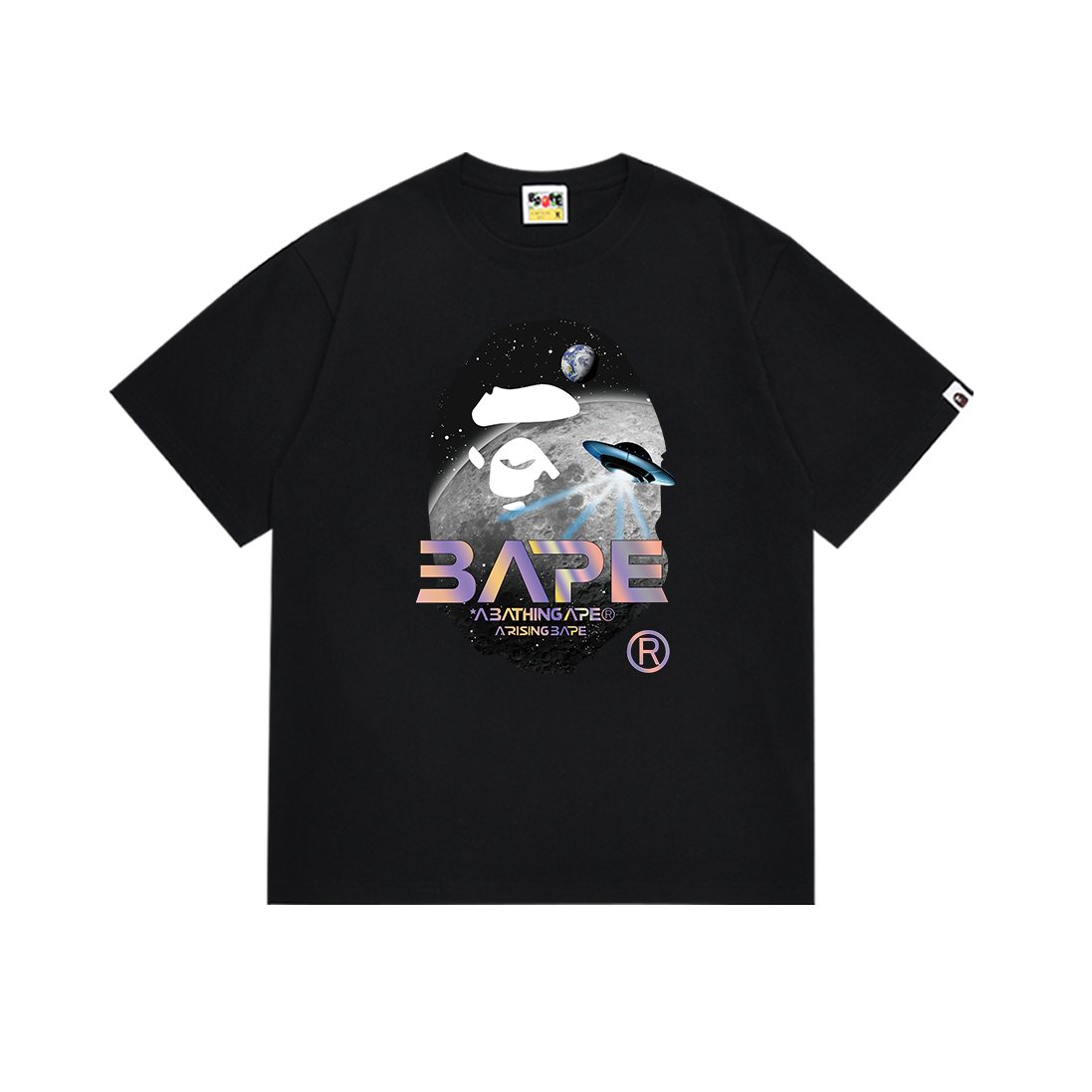 BAPE Space Ape Graphic Short-Sleeve T-Shirt — front